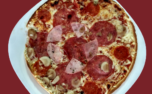 Pizza de salami